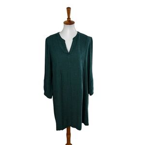 J. Jill Tunic Top Green Size Medium